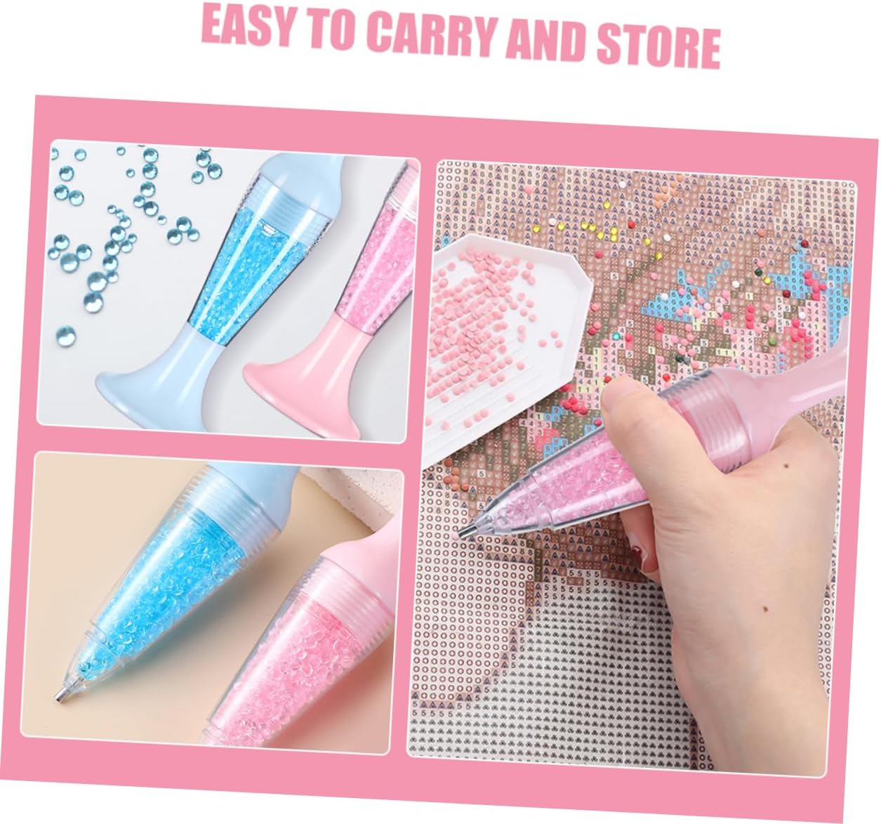 BESPORTBLE 4pcs Pen Point Drill Craft Tool Nail Art Dotting Pen Vase Point Drill Flower Pot