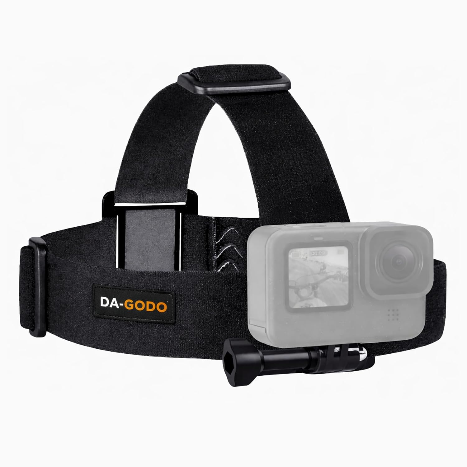 DA-GODO Head Strap Mount Compatible with GoPro Hero 13, 12, 11, 10, 9, 8, 7 (Black), 6, 5, 4, 3+, 3, 2, 1, Session, Fusio...