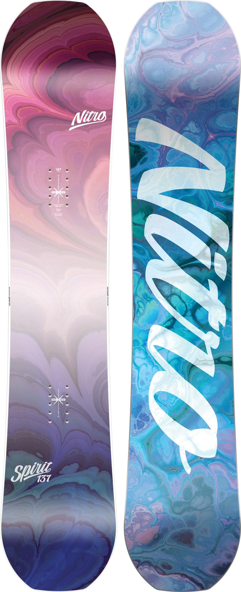 Nitro Snowboards Spirit Youth BRD '23 Planche à roulettes pour Fille Motif Floral