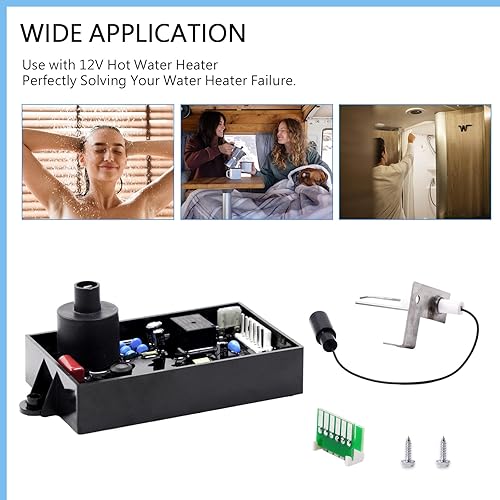 Miniatura 4 de Aumzong 91504 Placa de encendido universal para calentador de agua RV de 12 V, apto para tablero de control AtwoodDometicSVC #Replace 91420 91606