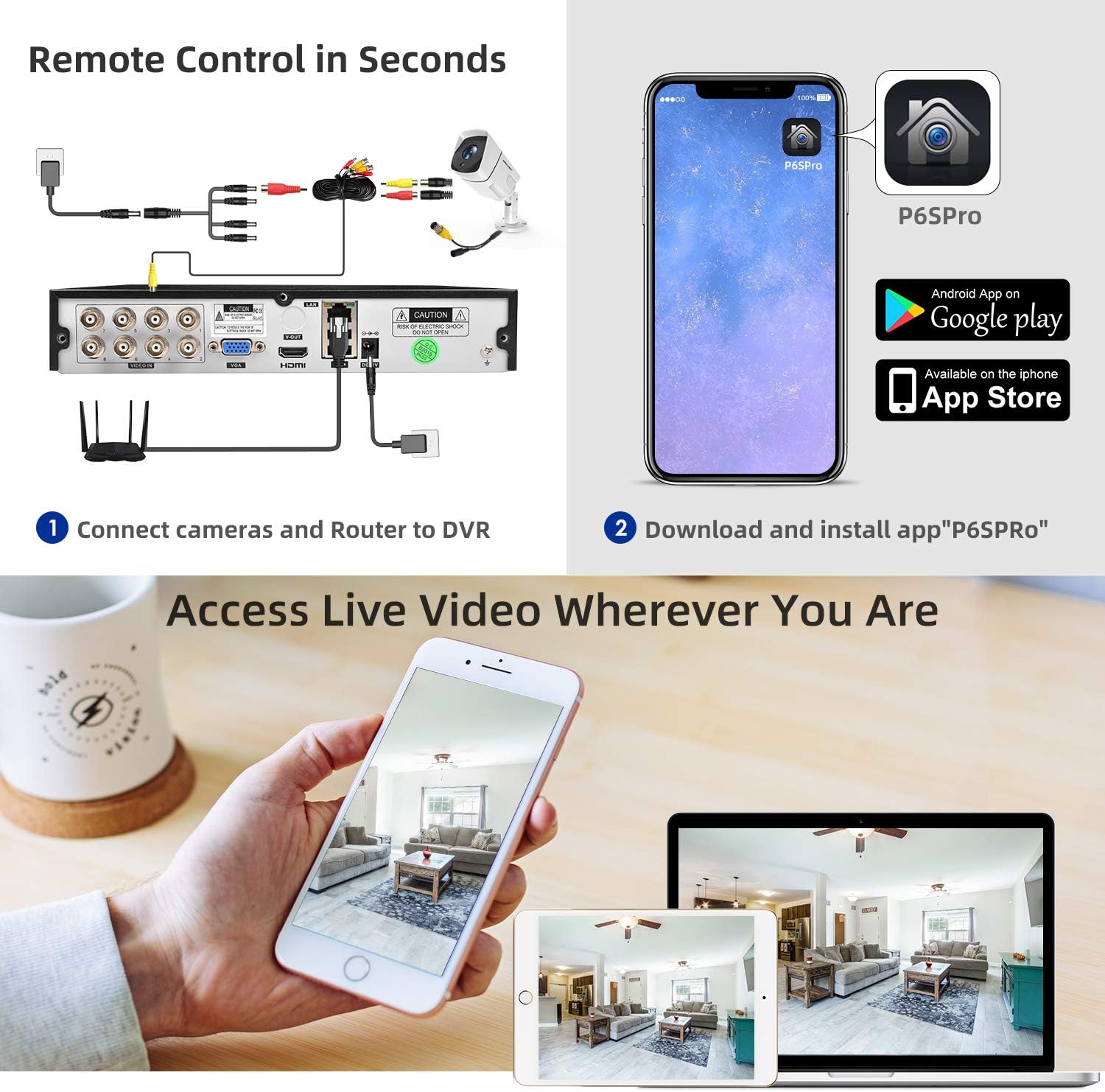 Comparison of day and night vision camera footage