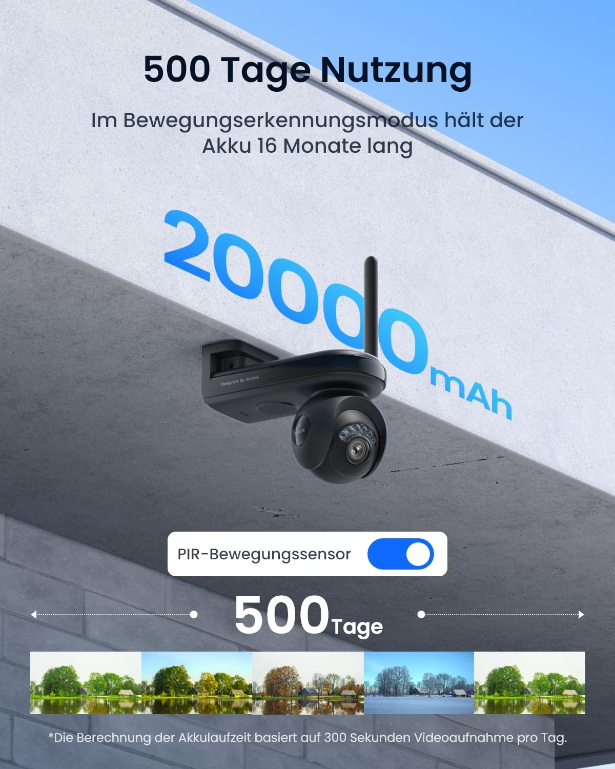 Reolink Altas PT Ultra, 2-Kamera-Set mit Solarpanel, 4K Solar Überwachungskamera Aussen Akku mit 10s Voraufzeichnung, KI-Erkennung, Auto-Tracking, ColorX-Nachtsicht