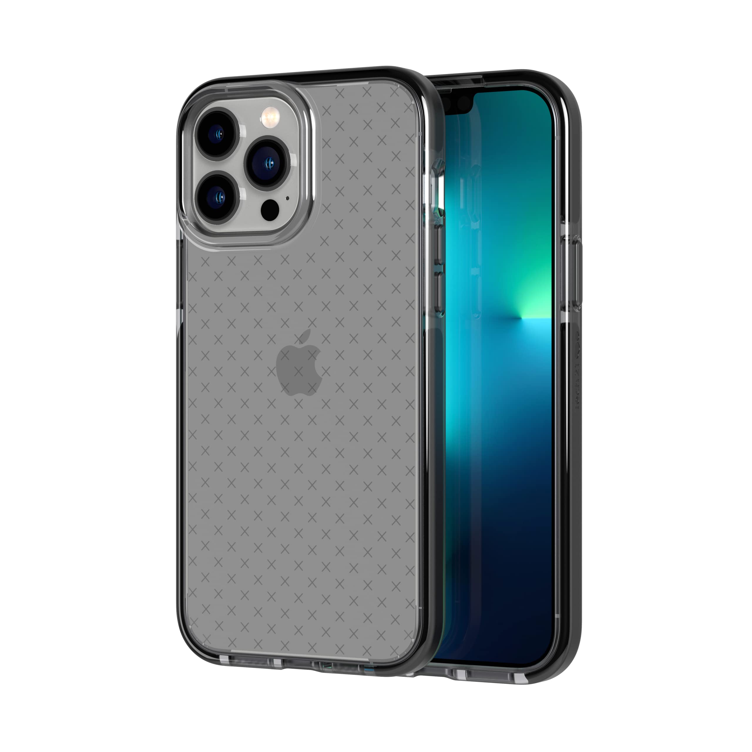 Tech21 Evo Check for iPhone 13 Pro Max – Ultra-Protective Phone Case with 16ft Multi-Drop Protection, Black