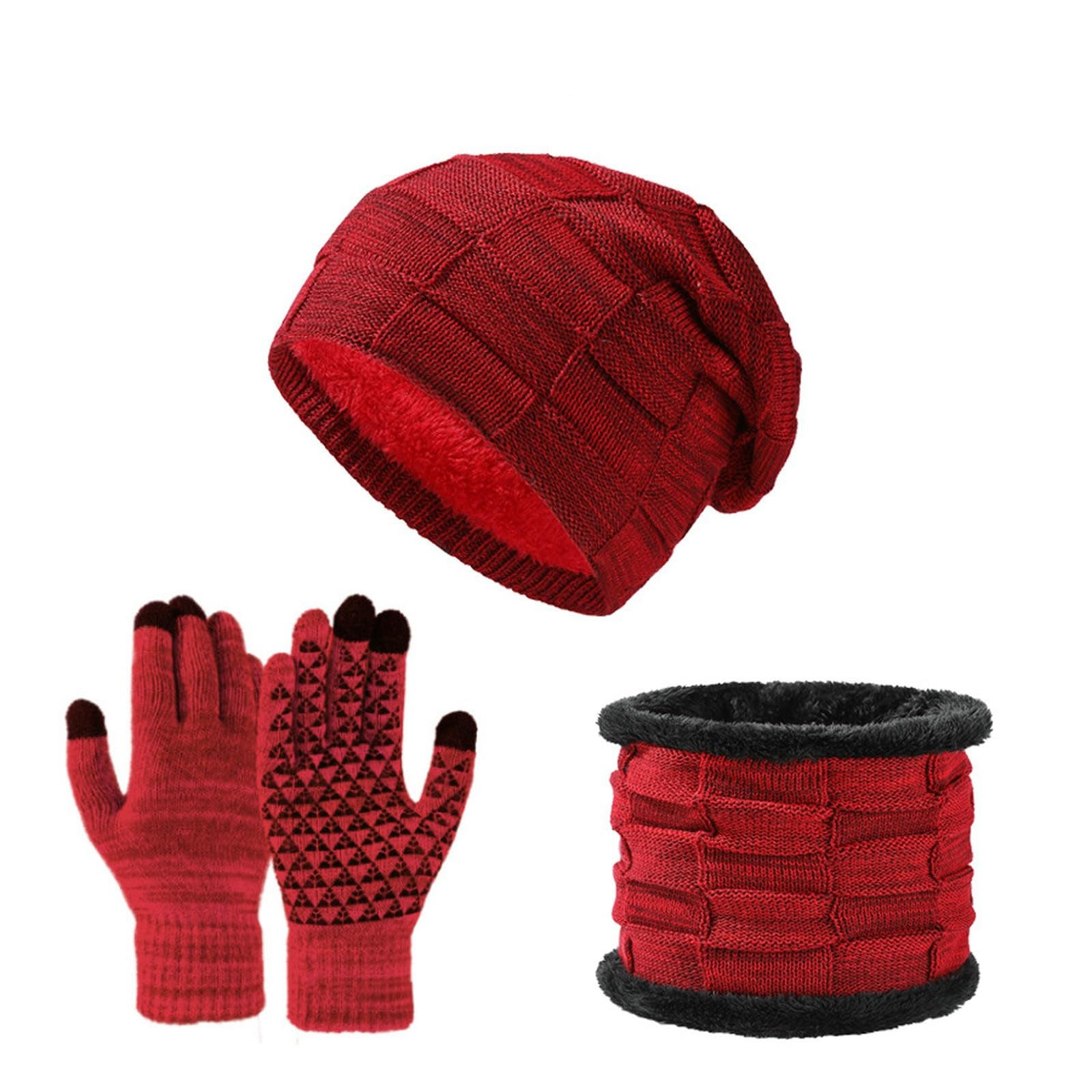Set de gorro bufanda y guantes de punto el regalo ideal para proteger del frío
