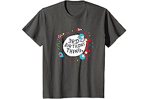 Fun and Colorful Dr. Seuss Birthday Shirt for Kids