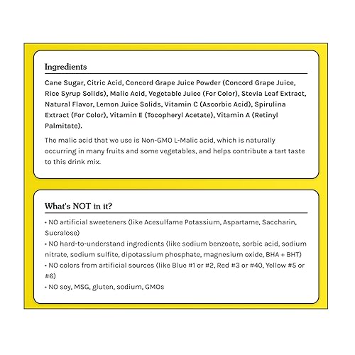 Miniatura 9 de True Lemon Kids Groovy Grape Mezcla de bebidas de uva sin edulcorantes artificiales ni sabores, 10 unidades