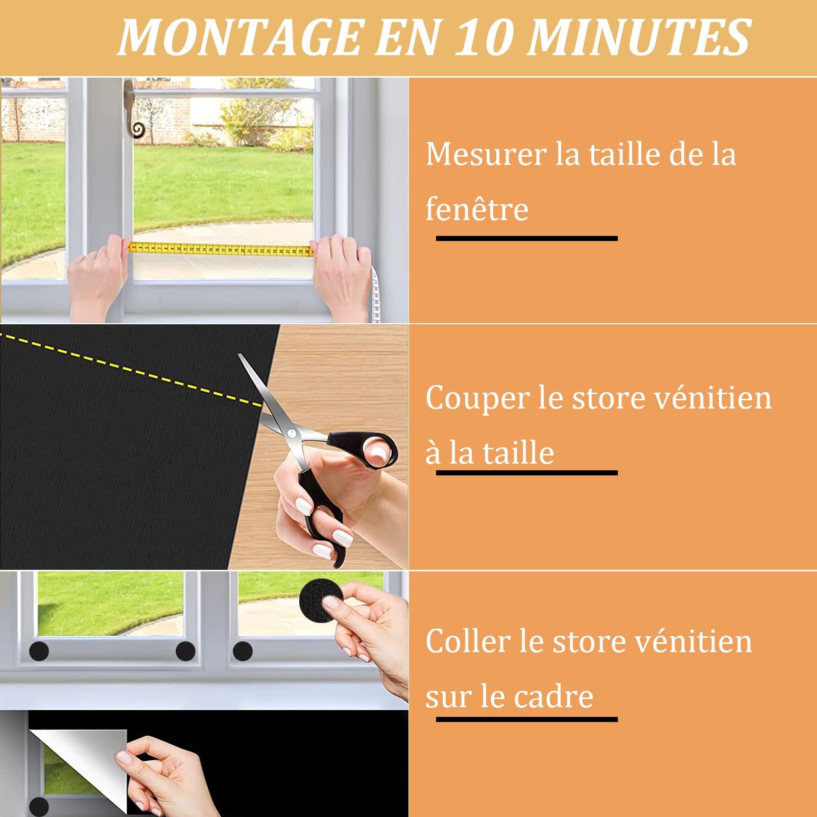Tende a Rullo Per Interni Senza Forare 75 x 80 cm Montabile Senza Fori, Tende a Rullo Senza Forare Kit di montaggio incluso, per finestre e porte, Grigio Chiaro