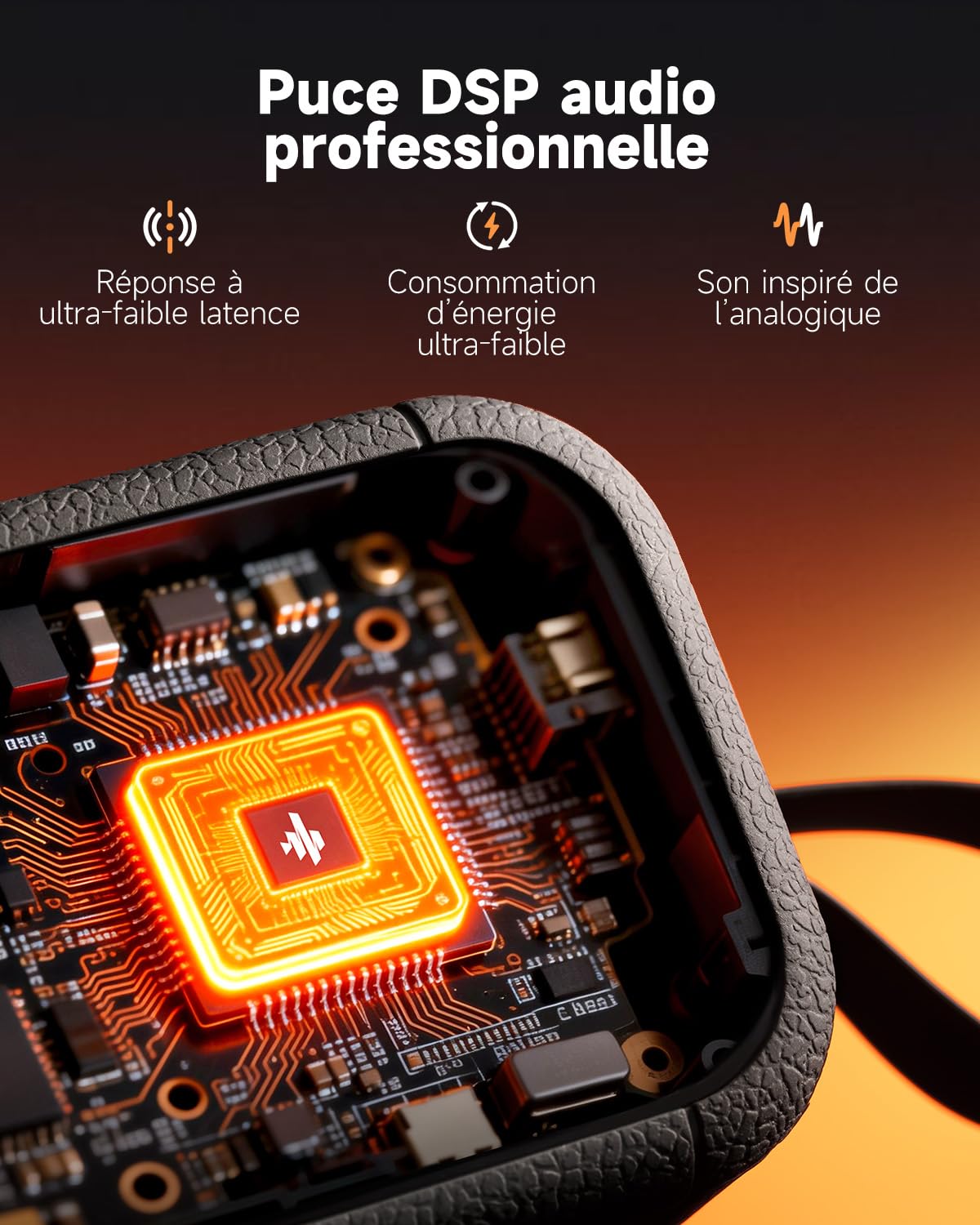 Donner Go Ampli Guitare électrique Mini 25W, ampli Portable avec contrôle par app Intelligente, Charge Type-C, Double entrée Bluetooth et AUX pour Pratique Quotidienne