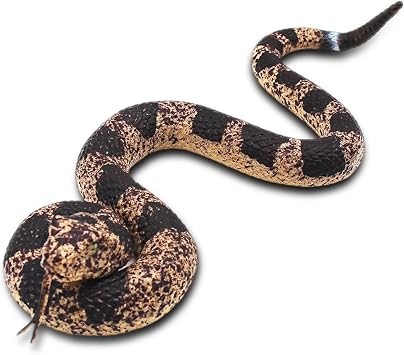 Upitry Rubber Snakes Fake Snake - Rattlesnake Realistic Keep Birds Away