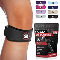 Vista 20 de Sleeve Stars - Correa de soporte para tendón rotuliano de marca sueca para mujeres y hombres, rodillera Osgood Schlatter eficaz para jóvenes
