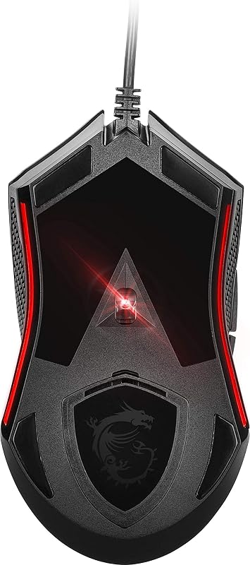 MSI Clutch GM08 Vezetékes Gamer Egér 4200 DPI RGB Világítás - GM08, Wired