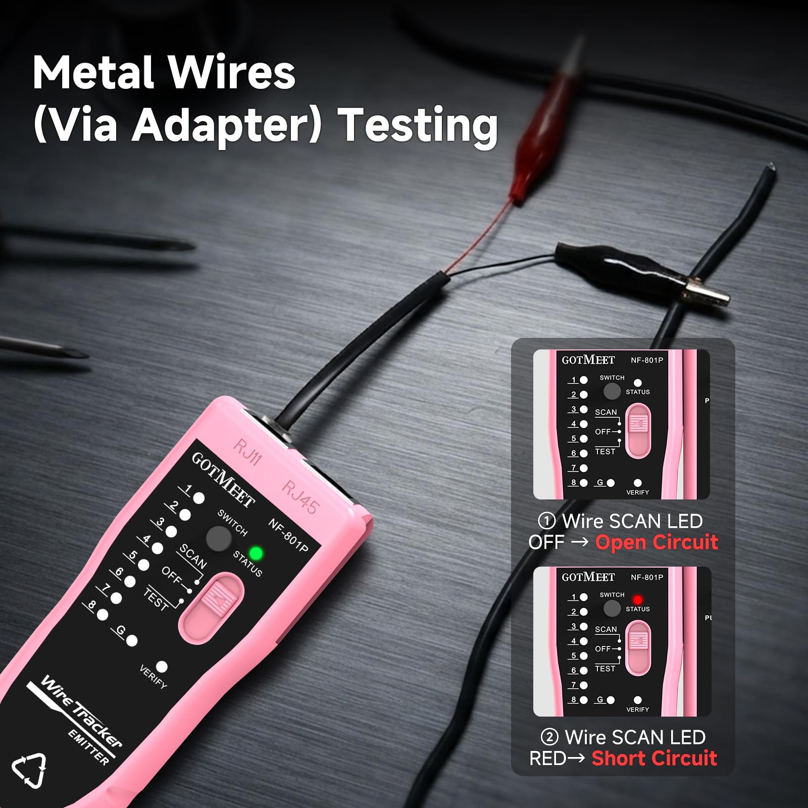 Network Cable Tester - RJ11 RJ45 Tester -4 Network Cable Tester - RJ11 RJ45 Tester -4