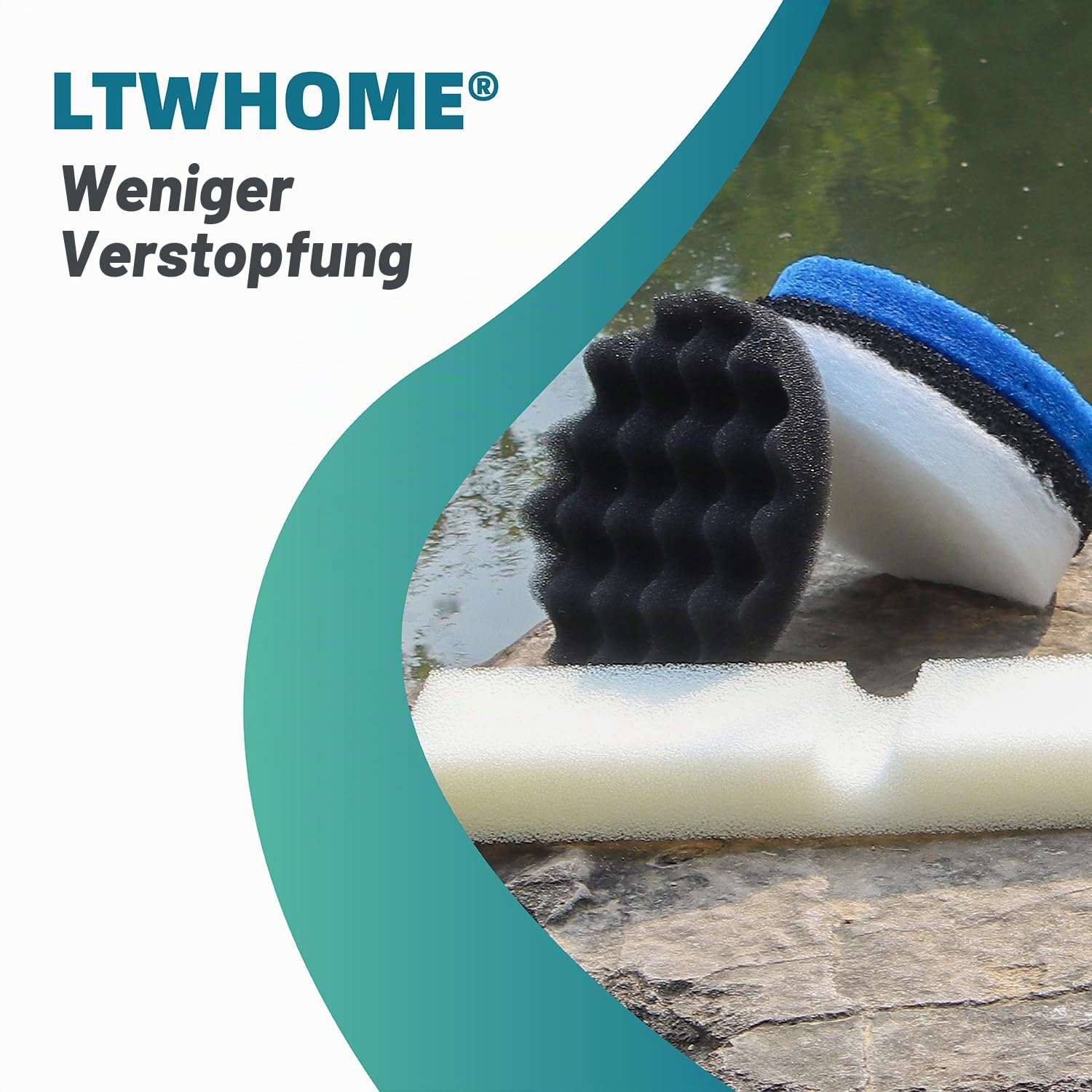 Schaumfilter, Feinfilter, Kohlefilter, Bio-Schaumfilter und Polierpads Serie Passend für Fluval FX5 (Packung mit 42)