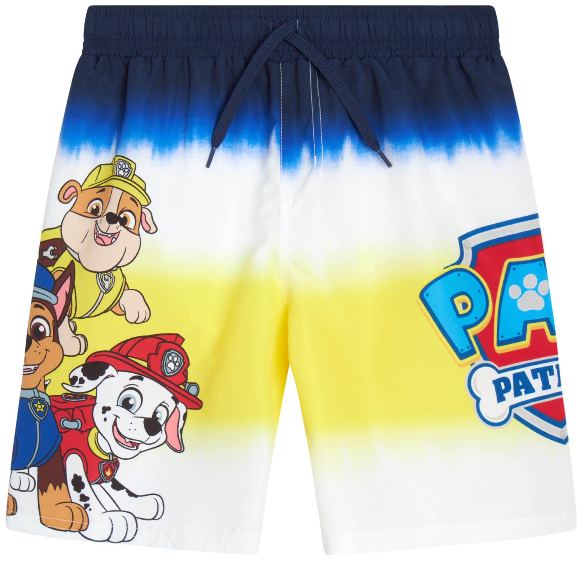 Nickelodeon Boys Paw Patrol Swim Trunk Shorts - Marshall, Chase, Rubble, Rocky (Toddler/Little Boys)