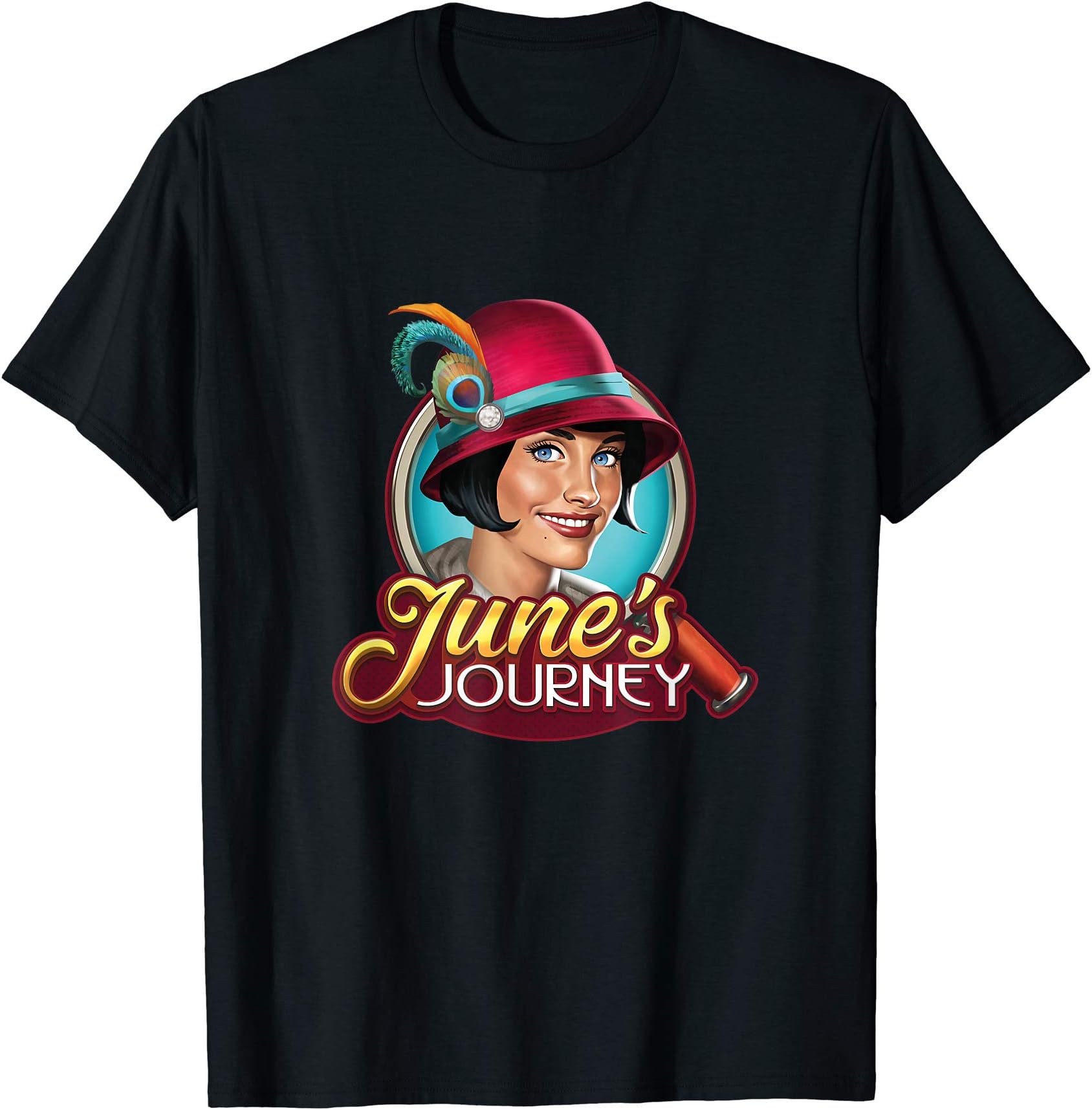 Wooga GamesJune's Journey 'Color June' T-shirtOEKO-TEX STANDARD 100