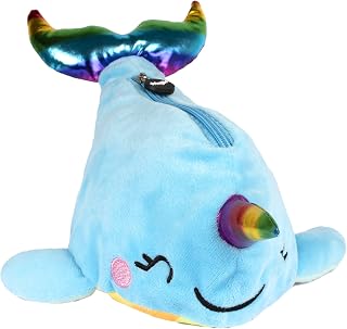 Fringoo - Cool Cute Narwhal Toy Kids Pencil Case | Large Capacity Stationery Pouch for Girls & Boys | for Teenagers Or Kids | Great for School, Home Or University