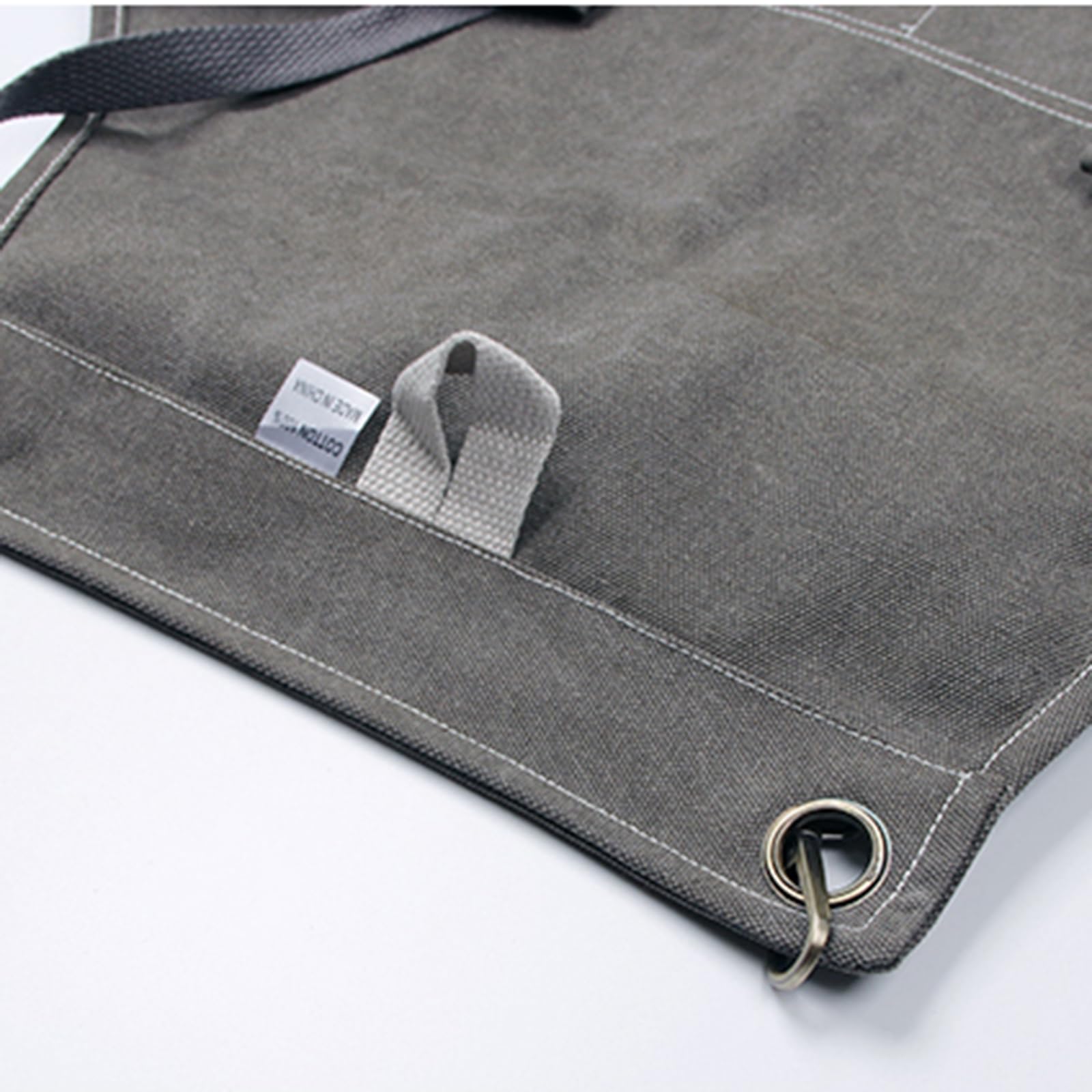 Grembiuli, Grembiule da cuoco for uomo e donna, in tela, con 4 tasche, for cucina, casa