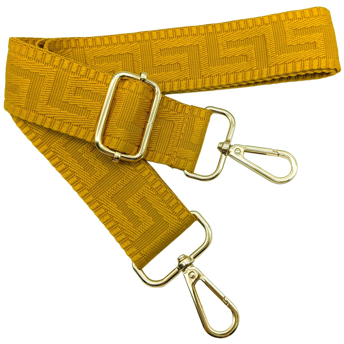 Verstelbare schouderriem voor tassen, rood, tasriemen om te wisselen, tasriem breed met karabijnhaak, goud, 80-130 cm, draagriem, tas voor dames, schoudertas, moderne handtas, 3,8 cm, 25