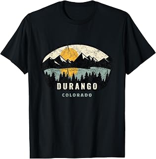 Durango Colorado, Outdoors, CO Vacation Souvenir T-Shirt