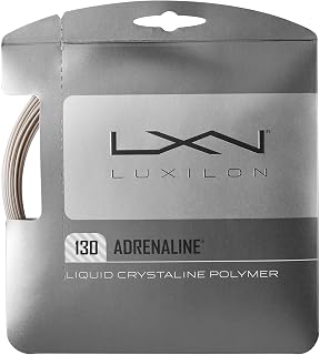 Luxilon Adrenaline 130 Corda de tênis - conjunto, cinza