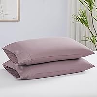 Vista 57 de Southshore Fine Linens® - Vilano® Springs - Par de fundas de almohada plisadas, color verde azulado, estándar (Queen)