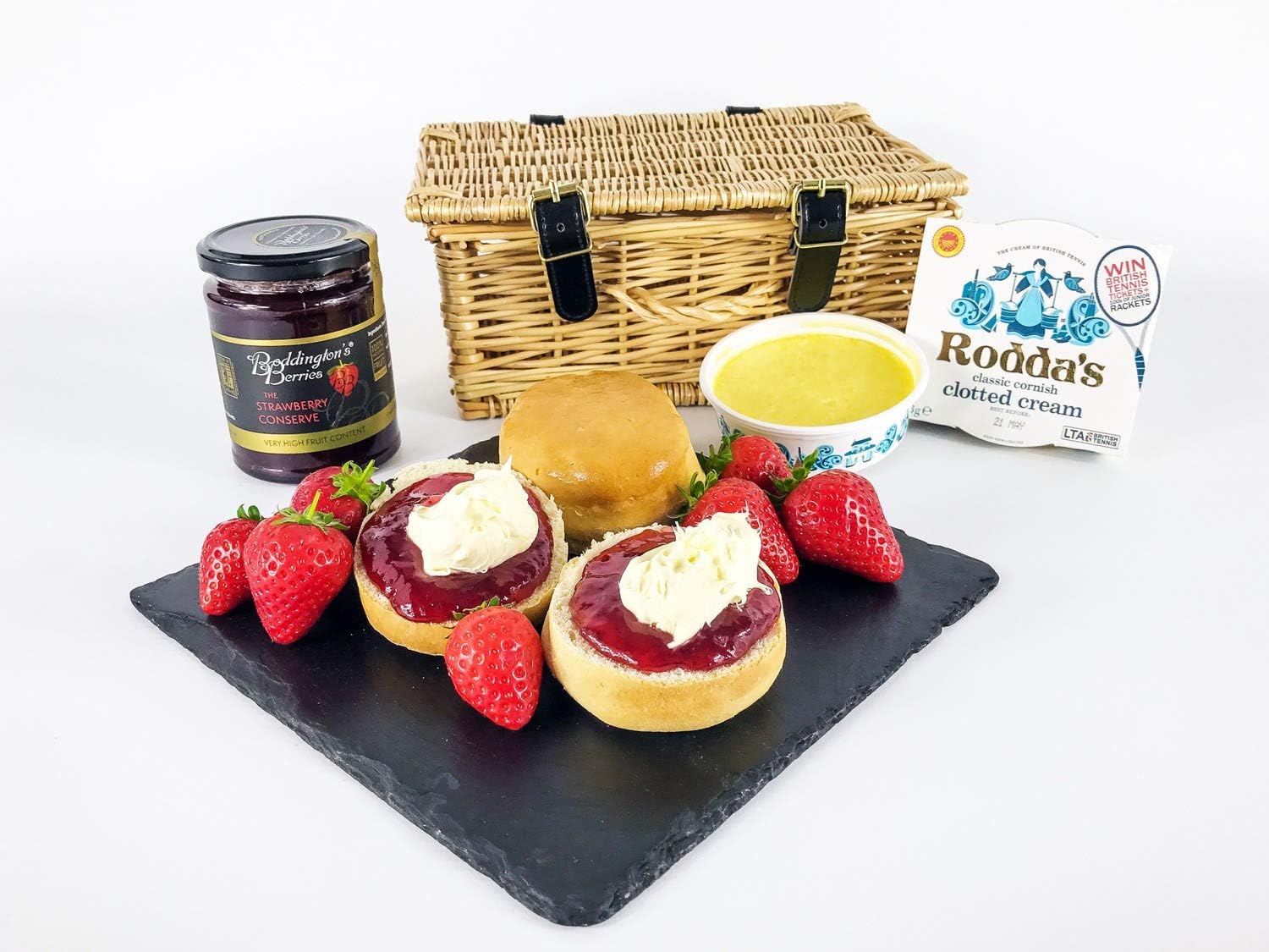 Cream Tea for Two with Scones, Jam & Rodda's Clotted Cream