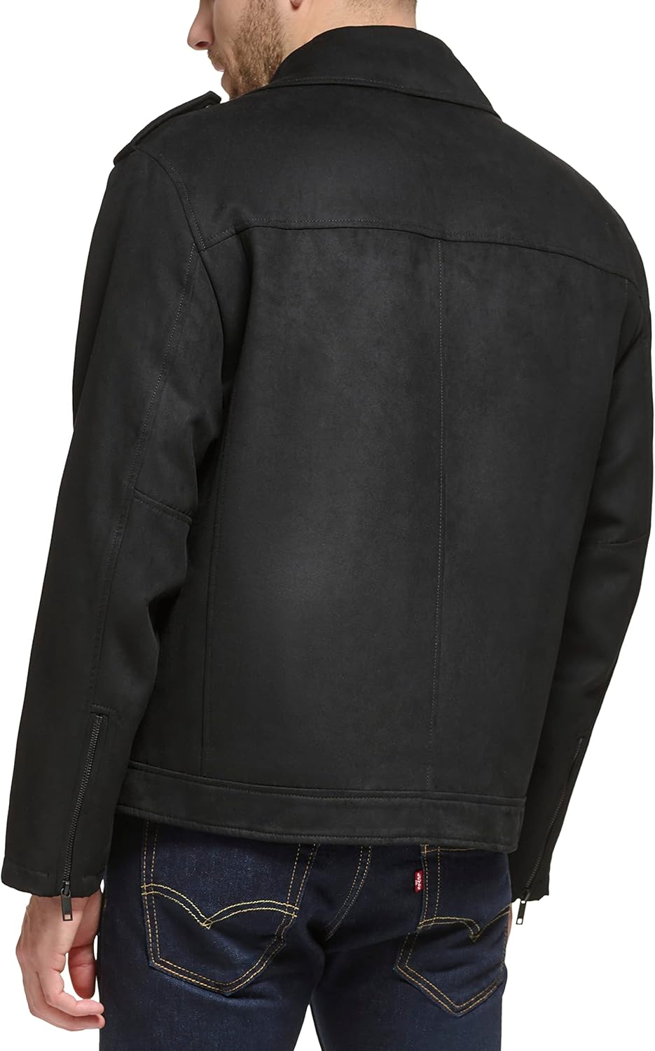 DKNY Men's Modern Motorcycle Jacket - Image 4