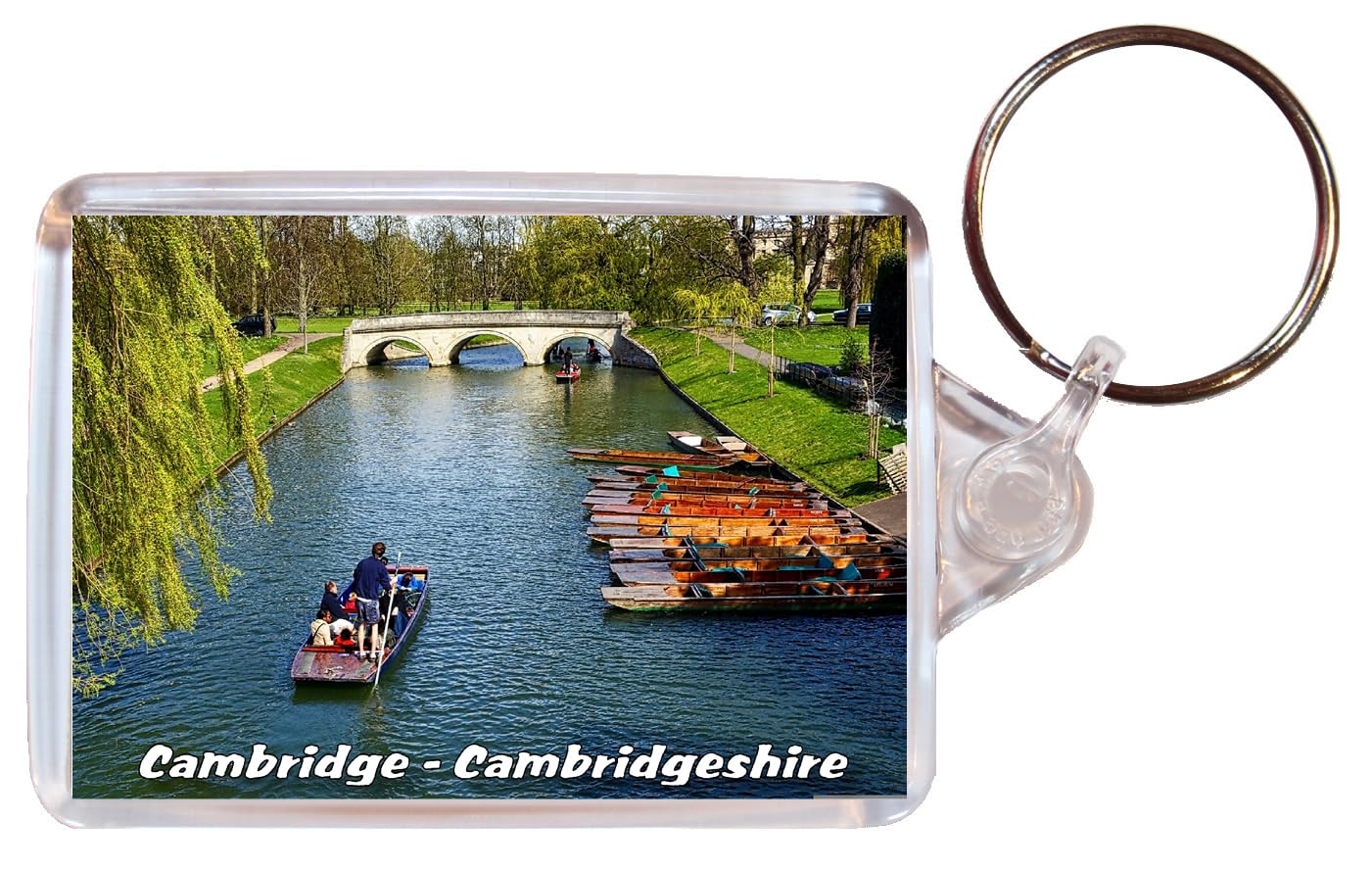 Baked Bean Store Cambridge - Cambridgeshire - Double Sided Keyring BBSKTT65