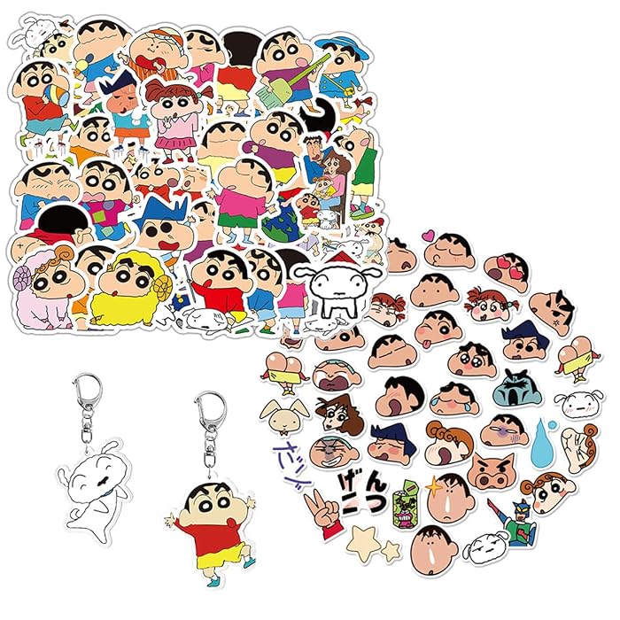 Buy Kilmila Crayon Shin-chan Stickers [90 pcs] Japanese Anime Stickers ...