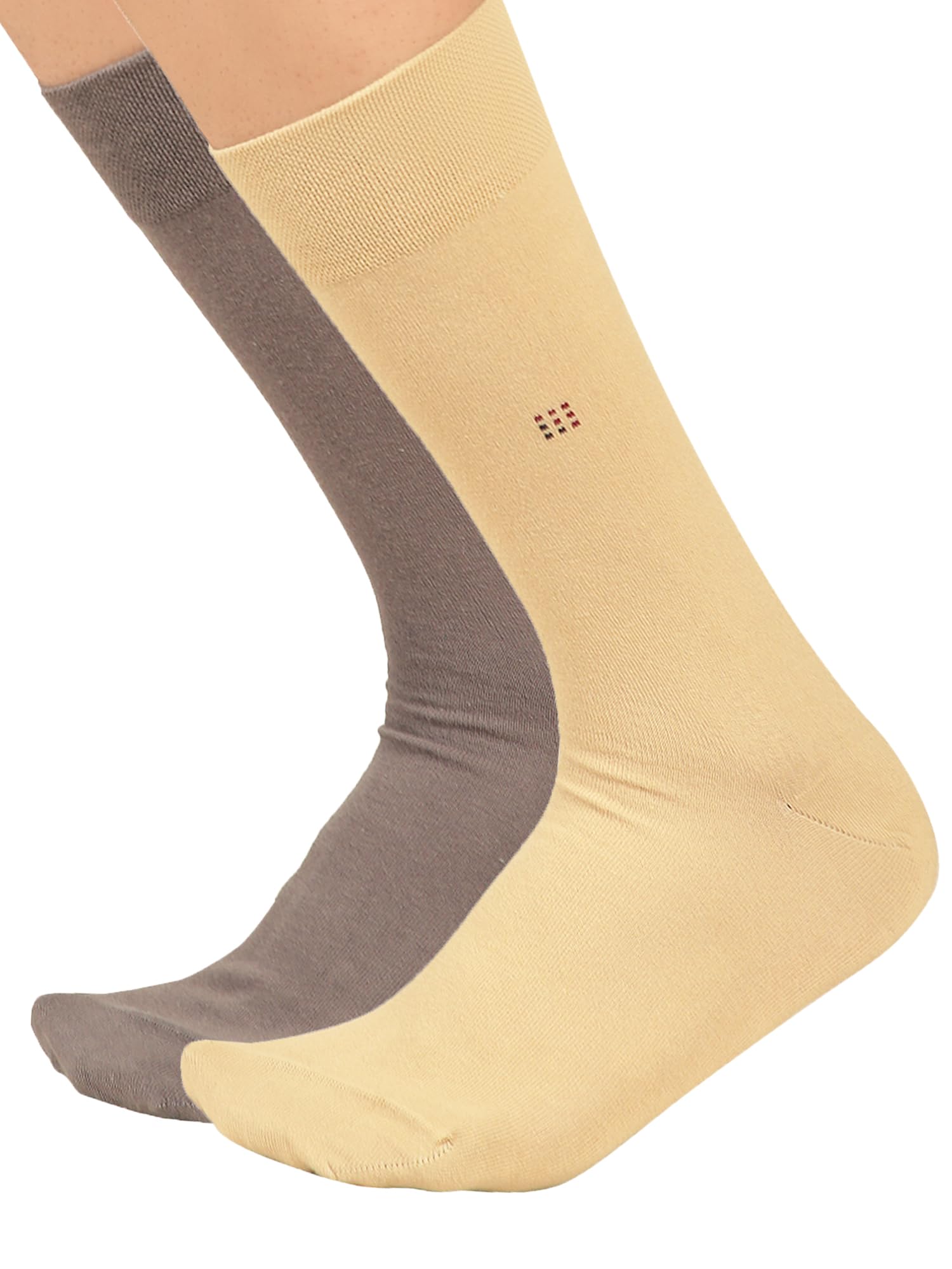bodycare Men's Cotton Antibacterial & Super Soft Long Socks Pack Of 2-picture-49