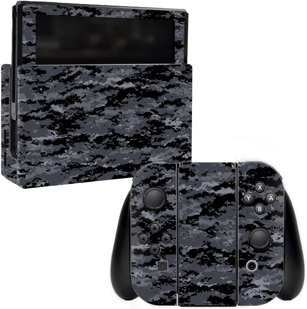MightySkins Skin Compatible with Nintendo Switch - Digital Camo | Protective, Durable, and Unique Vinyl Decal wrap Cover | Easy to Apply, Remove, and Change Styles | Made in The USA