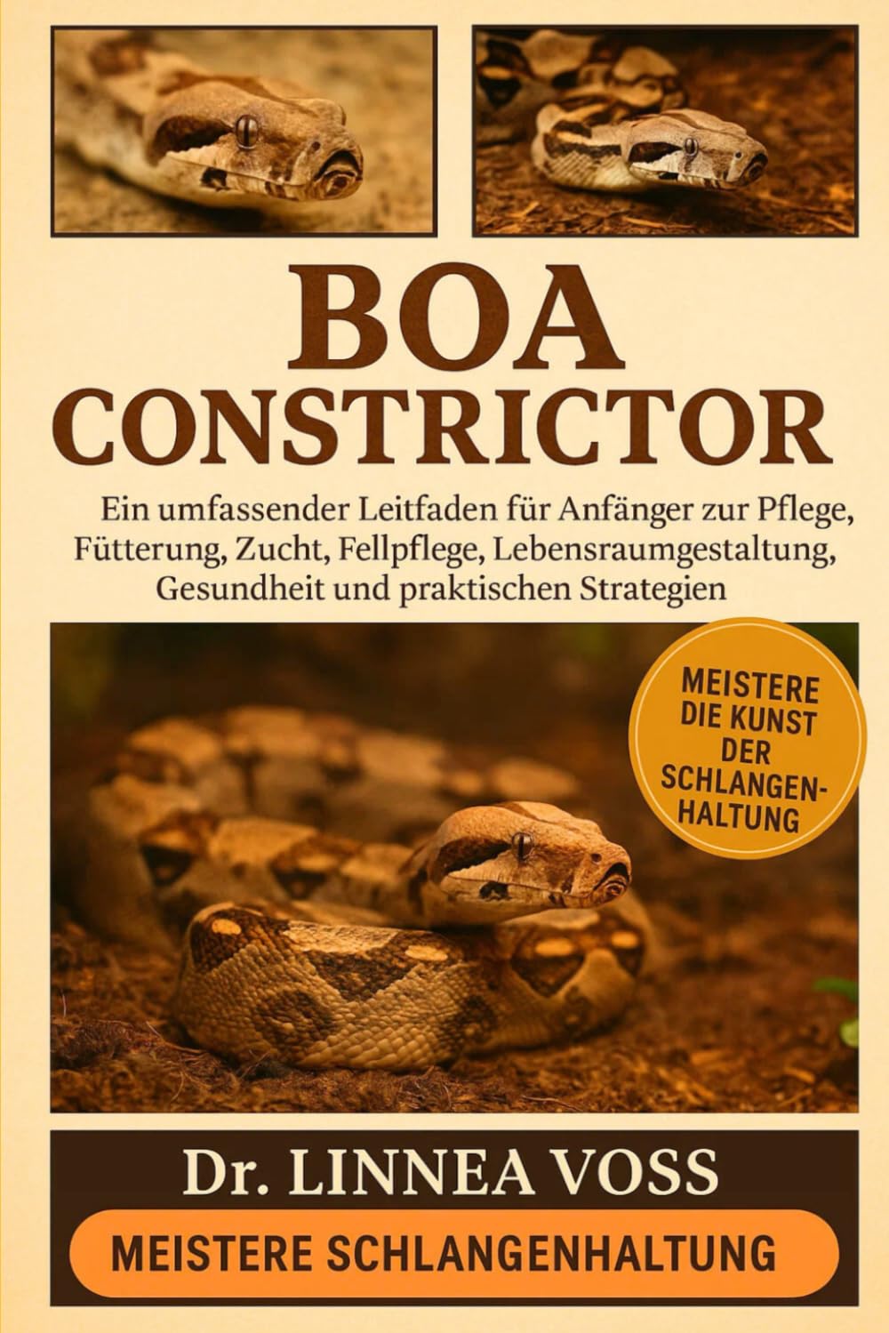 BOA CONSTRIK- TOREN: Ein umfassender Leitfaden für Anfänger zur Pflege, Fütterung, Zucht, Fellpflege, Lebensraumgestaltung, Gesundheit und praktischen Strategien