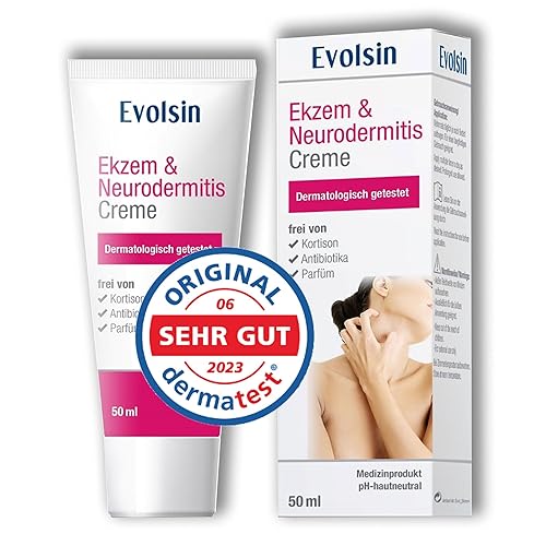 Evolsin® Ekzem & Neurodermitis Creme I OHNE KORTISON I Mindert