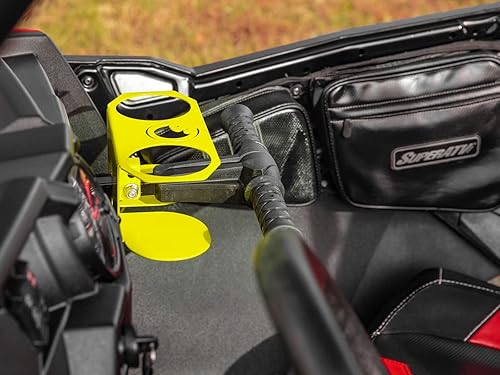 Miniatura 9 de SuperATV Soporte de taza negro para Polaris RZR 570800  900  XP TurboXP 1000 (ver ajuste)  Se adapta a contenedores de 3.25 pulgadas de diámetro,