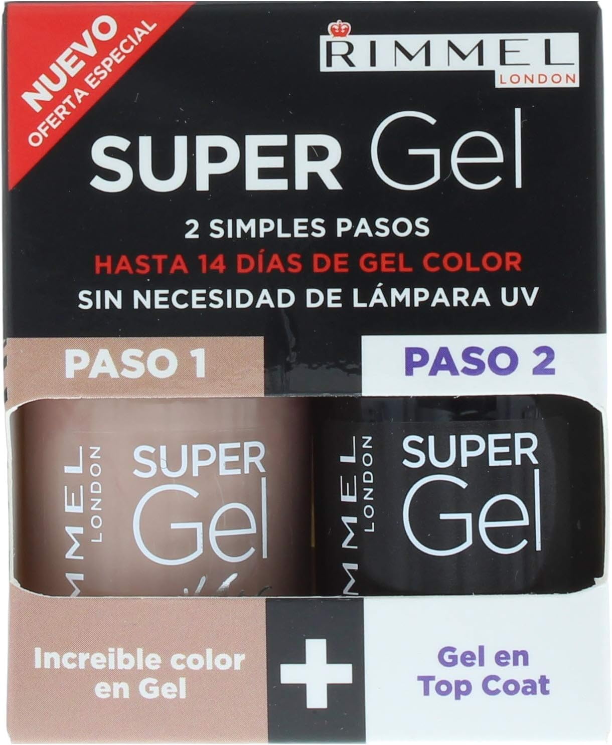 Rimmel Super Gel - Gel Color & Top Coat 2 X 12ml - 012 Soul Session
