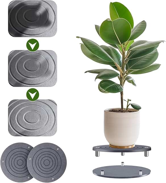 Diatomaceous Earth Plant Stand Saucer