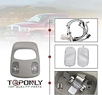 Vista 5 de TQPONLY Lámpara de luz de lectura para consola superior compatible con Dodge Ram 1500 2500 3500 4500 5500 sustituye a 1DK78BD1AA