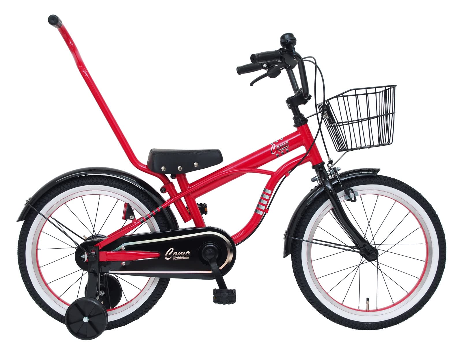 Amazon | 子供用自転車 押し手棒付き アシストバー コモ ビーチ 