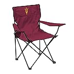 Logo Brands NCAA Arizona State Sun Devils Quad Chair, Unisex Adult Chair with One Cup Holder, Team Color, One Size