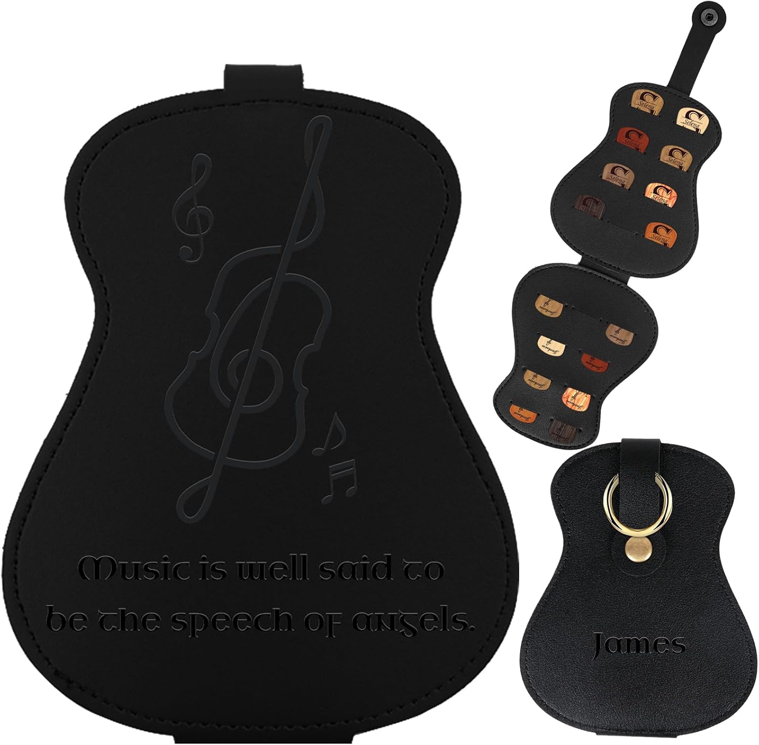 Personalized Guitar Pick Holder,Custom Guitar Pick Case