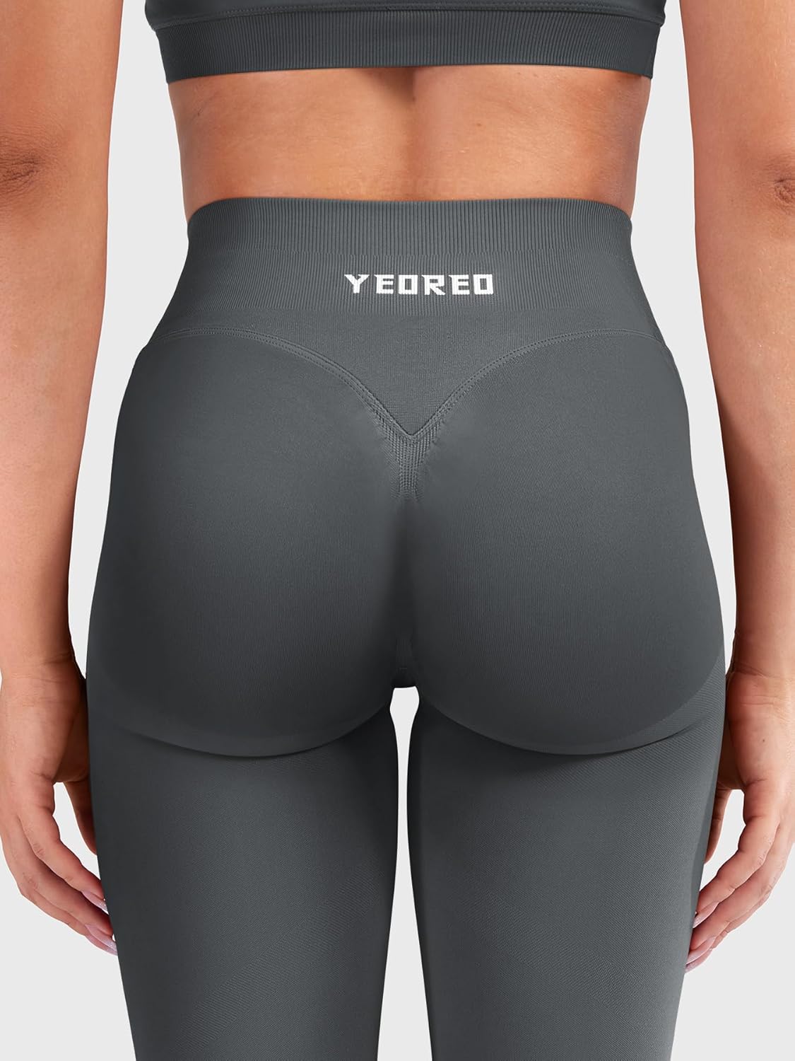 YEOREO Butt Lifting Leggings for Women Seamless Hidden Scrunch Workout Leggings 24" Baderiy Gym Yoga Booty Pants - Image 5