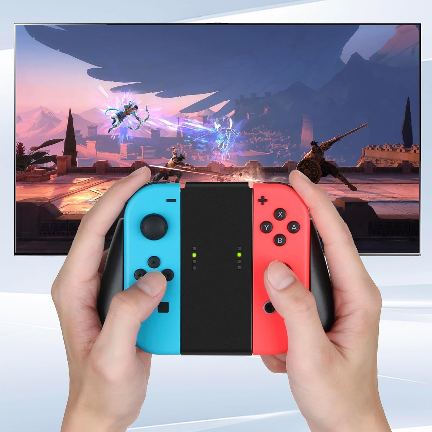 JoyHood Grips Compatible with Switch Joy Con/Switch OLED - Ergonomic Hand Grip Controller Handle Kit, 3 Pack - Image 6