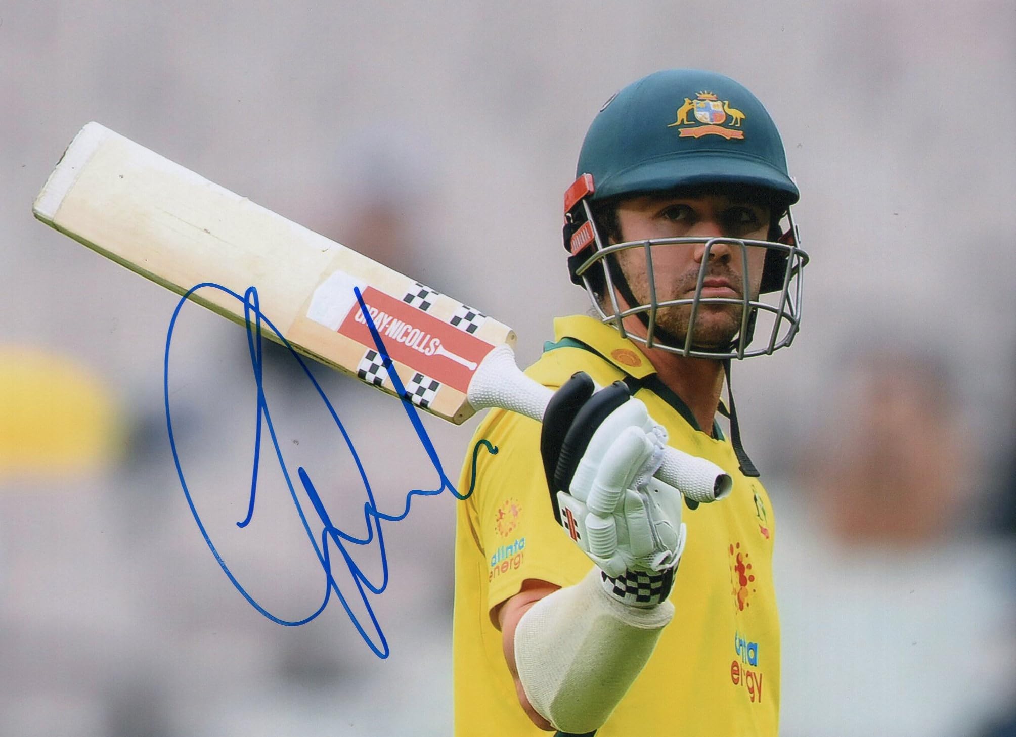5x7 Inches Original Autographed Photo of Australian Cricketer Travis Head-image-35