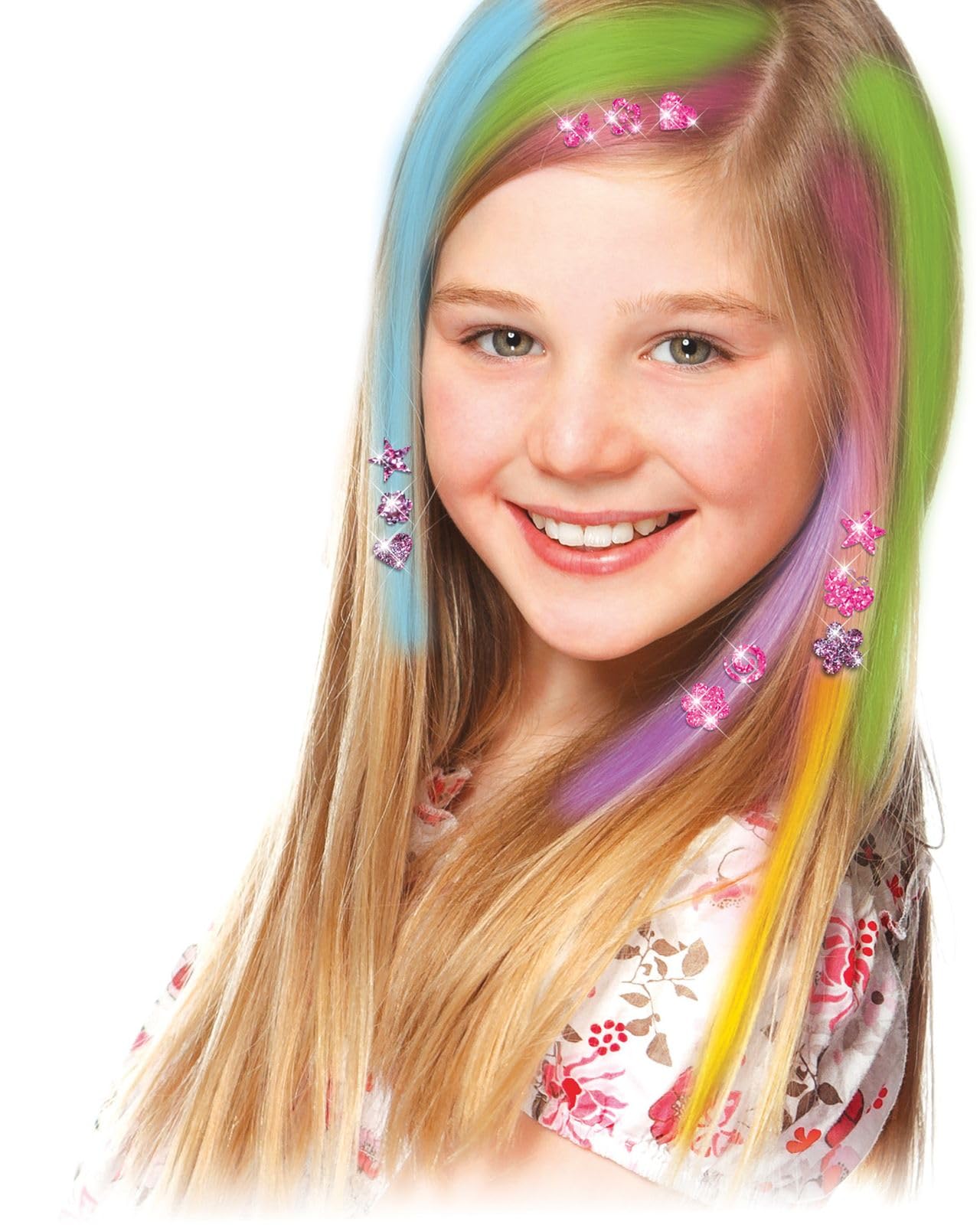 Lena 42536 Fashion Set kreda do włosów, od 6 lat do 99 lat
