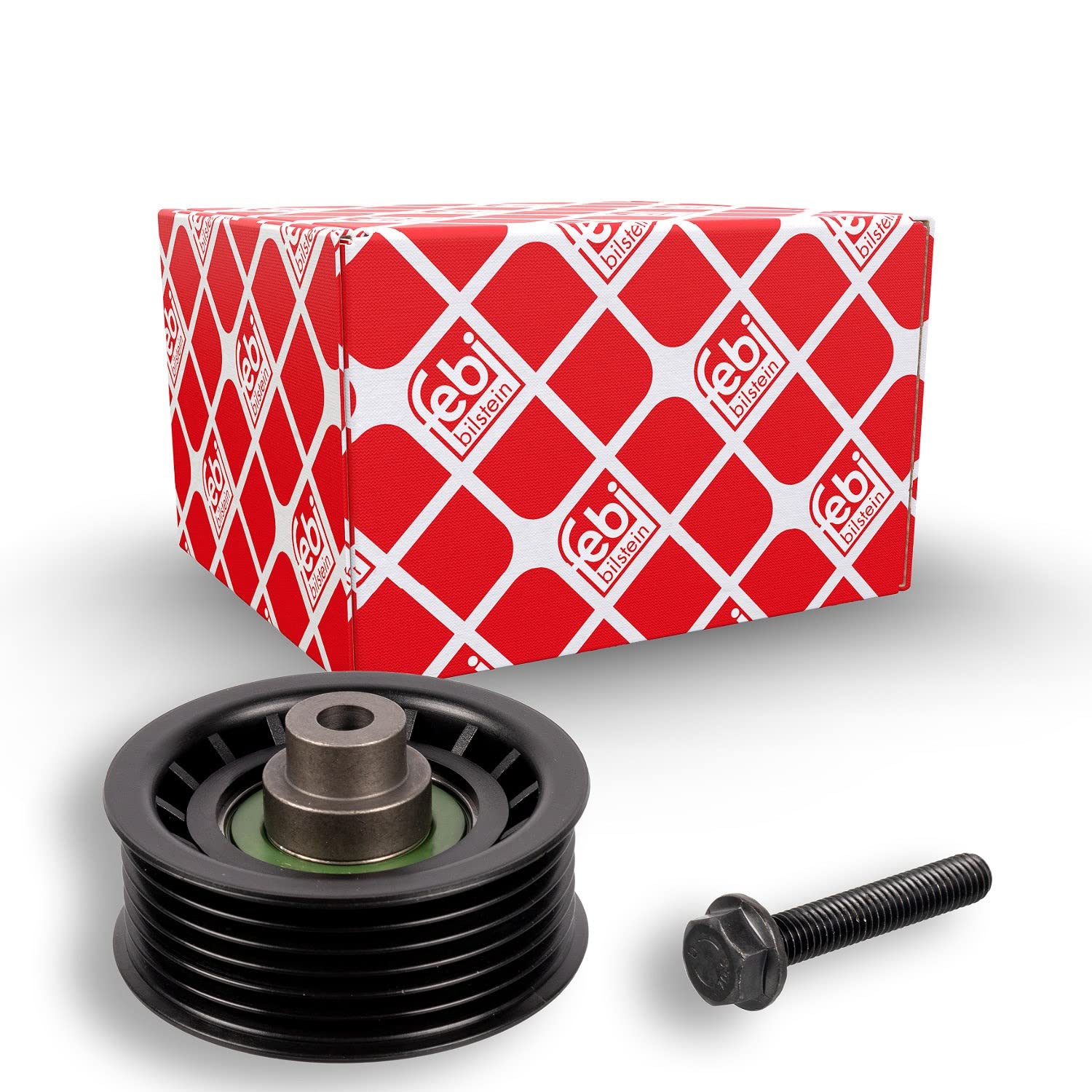 Febi Bilstein 33941 V-Ribbed Belt Deflection/Guide Pulley Fits Fiat Ford Peugeot
