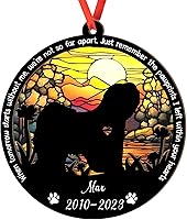 Vista 57 de Adorno personalizado para atrapasoles Bichon Frise, Bichon Frise Sun Catcher Adorno de Navidad – Regalo para perro amante, Bichon Frise 3D 2 capas