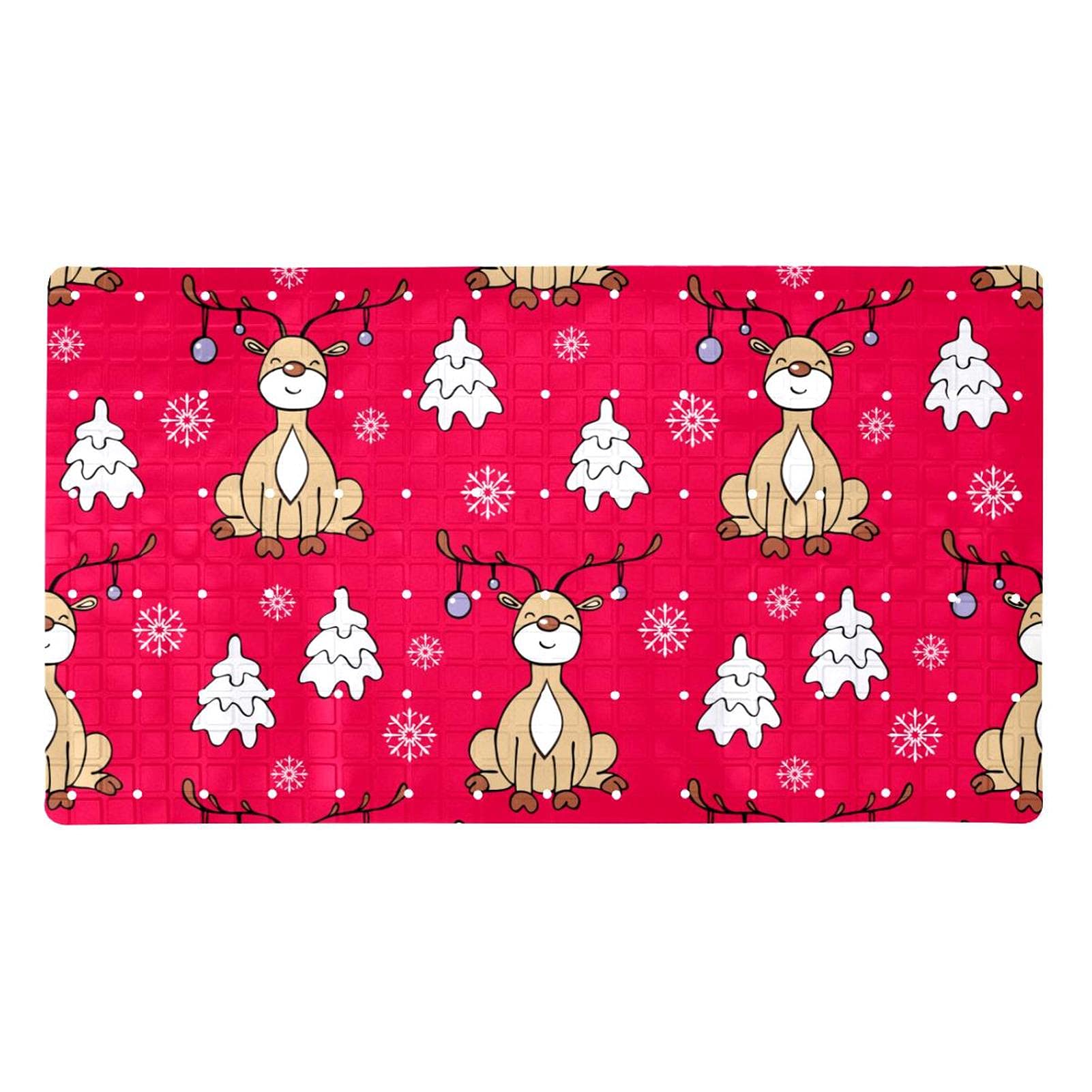 Tapis de bain antidérapant pour protéger les bébés des chutes avec son motif cerf