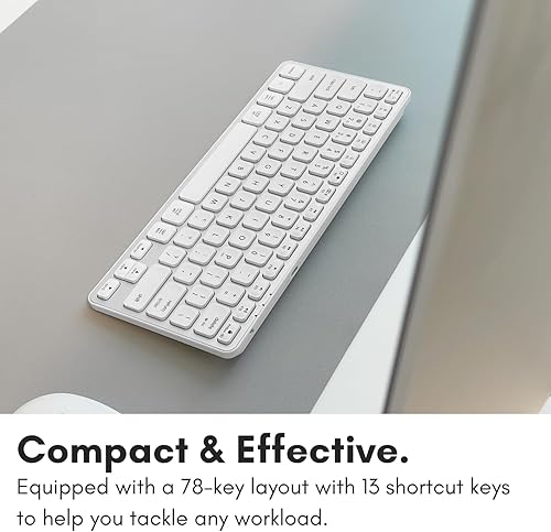 Miniatura 6 de Teclado Inalámbrico Bluetooth Macally para Mac - Conectividad Premium para Múltiples Dispositivos - Teclado Apple Compatible para MacBook ProAir,