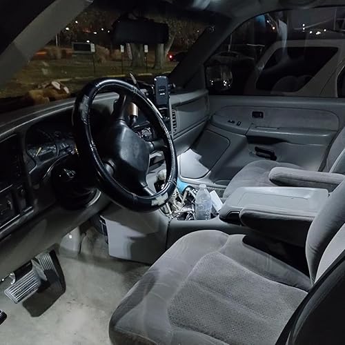 Miniatura 6 de Kit de luces interiores XFLHEHD Silverado para 1988-1998 Chevy Silverado GMC Sierra C1500 K1500 Pickup Truck, paquete de repuesto de luces