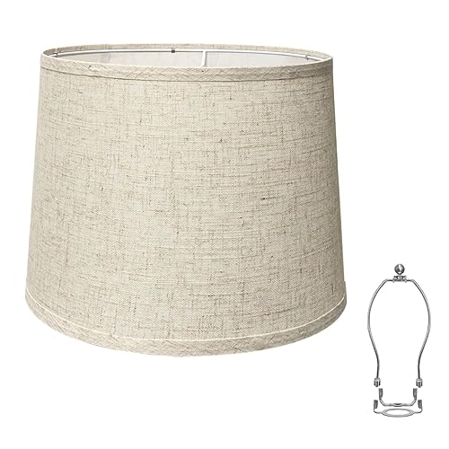 Lamp Shade, Beige Drum Lampshades for Table & Floor Lamps,